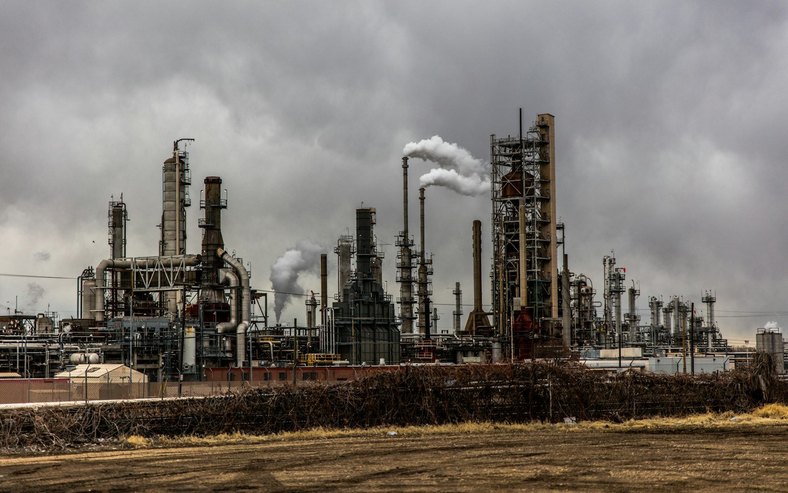 Industrial plant exterior
